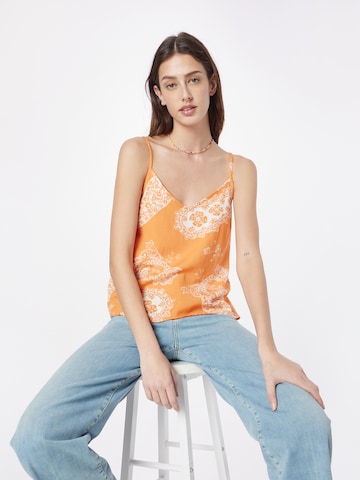 ONLY Blus 'BELLA' i orange: framsida