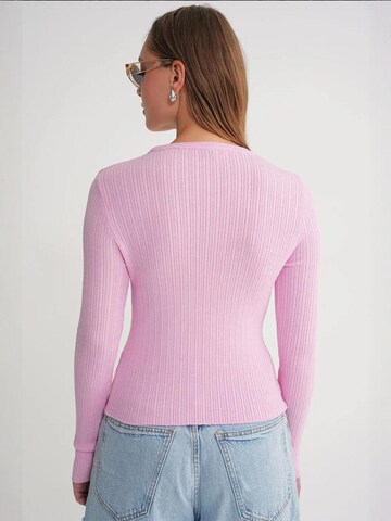 MixRay Sweater in Pink