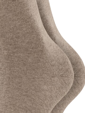 ESPRIT Socks 'Basic Easy 2-Pack' in Brown