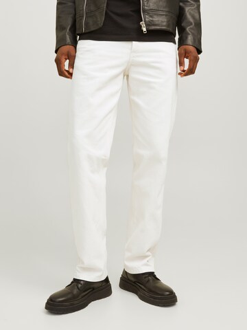 Loosefit Jean 'EDDIE' JACK & JONES en beige : devant