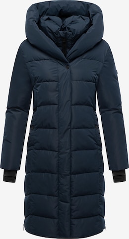 NAVAHOO Χειμερινό παλτό 'Laubzauber 14' σε μπλε: μπροστά