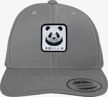 F4NT4STIC Cap 'Panda' in Silver: front