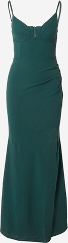 Skirt & Stiletto Evening Dress 'ALANA' in Green: front