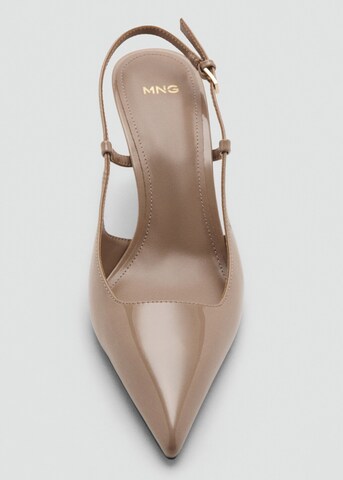 MANGO Slingback Pumps 'Pistacho' in Beige