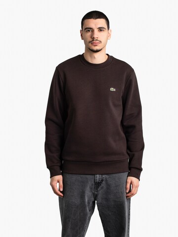 LACOSTE Sweatshirt in Braun: Vorderseite