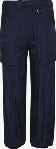 DreiMaster Vintage Дънки Tapered Leg Карго панталон в синьо: отпред