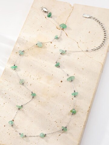 Hey Happiness - Cadena 'Green Aura' en plata