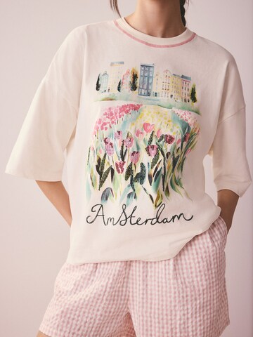 Next Korte pyjama in Roze