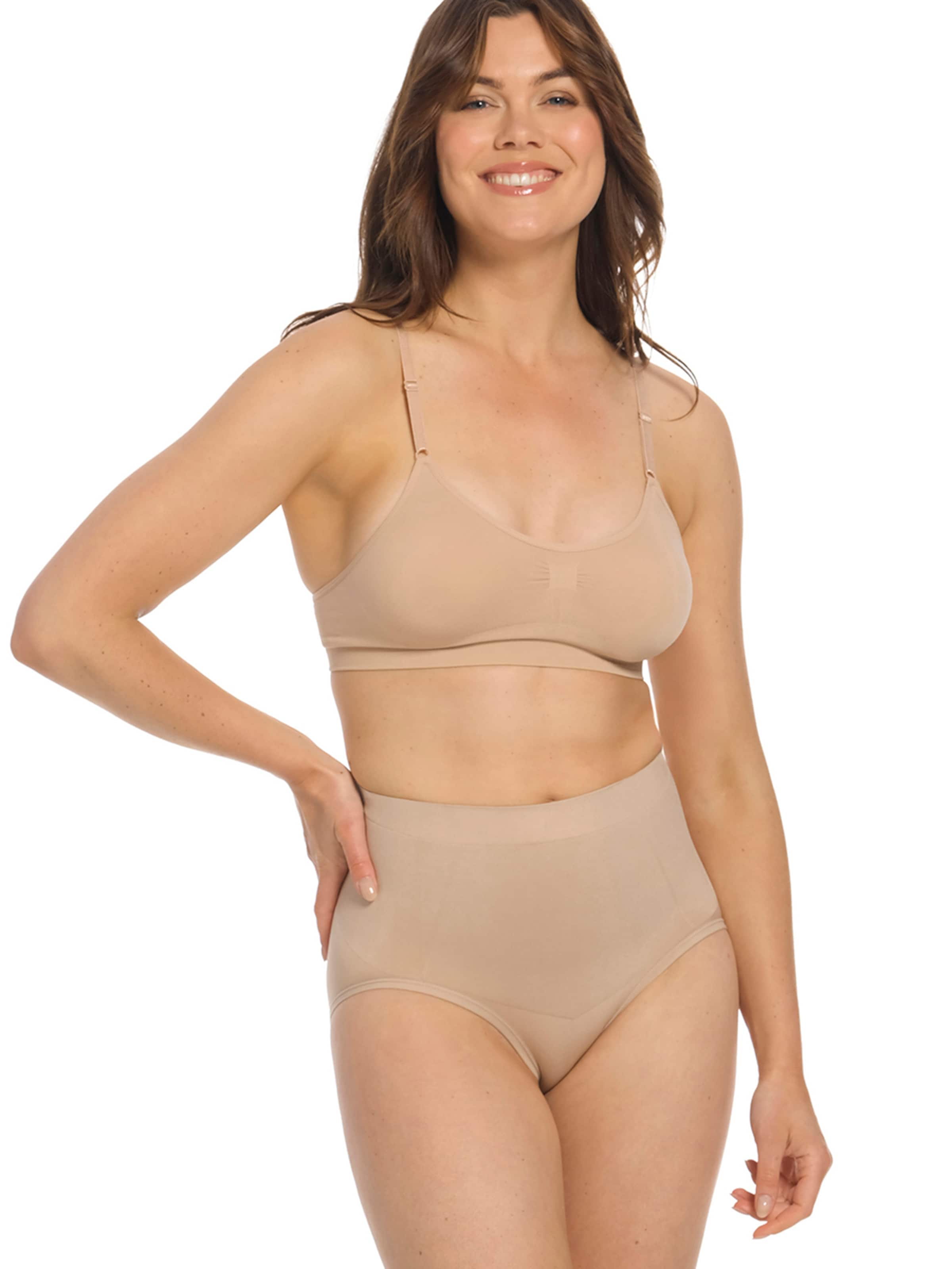 MAGIC Bodyfashion Formujúce nohavice 'Contour Comfort' - Hnedá: predná strana
