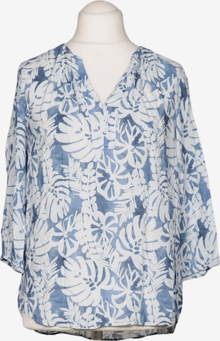 Cartoon Bluse XL in Blau: Vorderseite