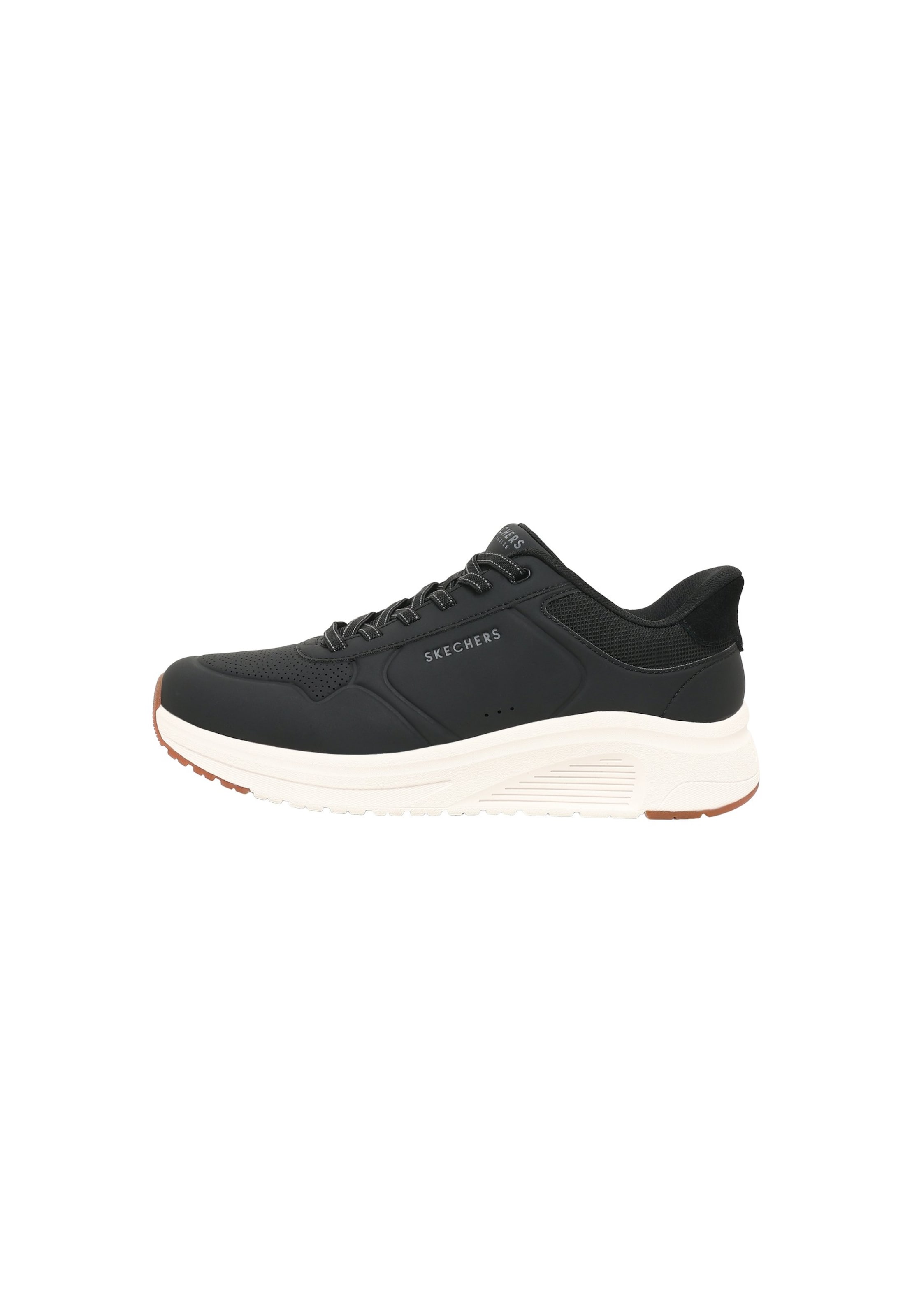 SKECHERS Sneakersy niskie 'UNO LITE 2' w kolorze czarny: przód