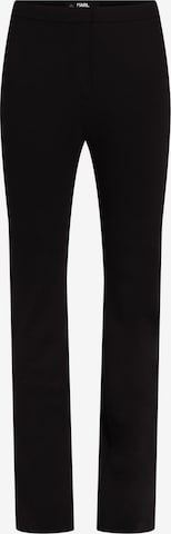 Karl Lagerfeld Расклешенный Штаны 'Tailored Punto' в Черный: спереди