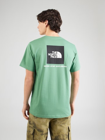 THE NORTH FACE Тениска 'EVOLUTION BOX NSE' в зелено: отпред