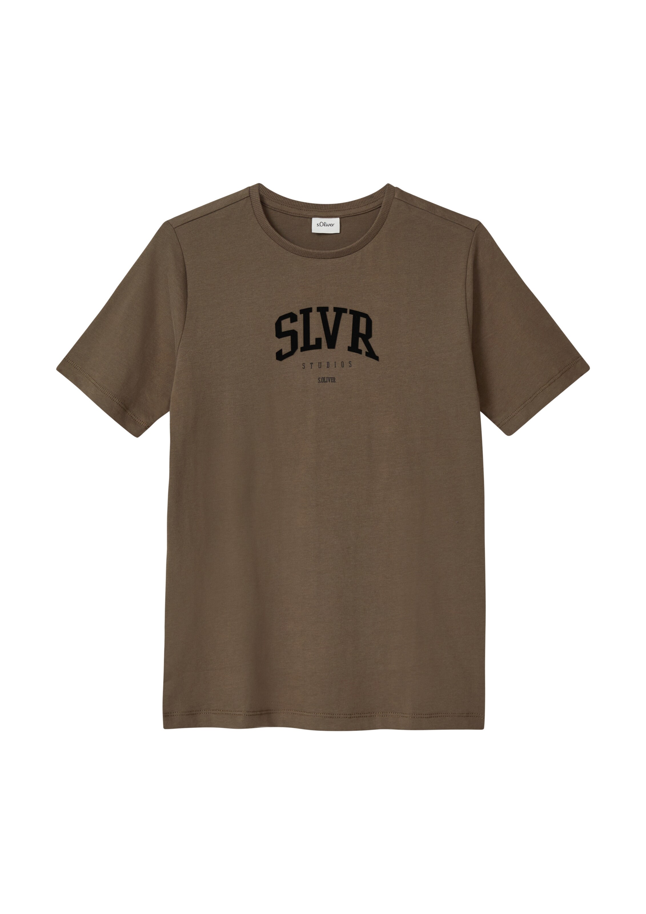 s.Oliver T-Shirt in Braun: Vorderseite