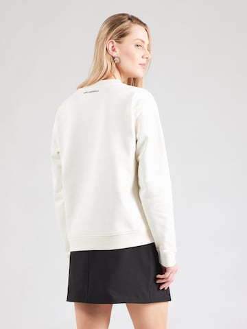 Sweat-shirt 'HEARTS' Karl Lagerfeld en blanc : derrière