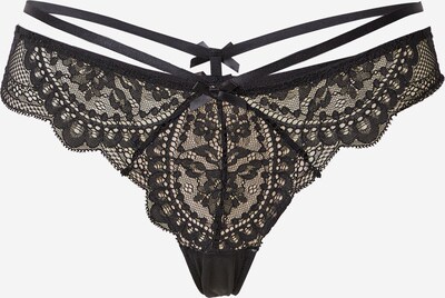 Hunkemöller String 'Oceana' en noir, Vue avec produit