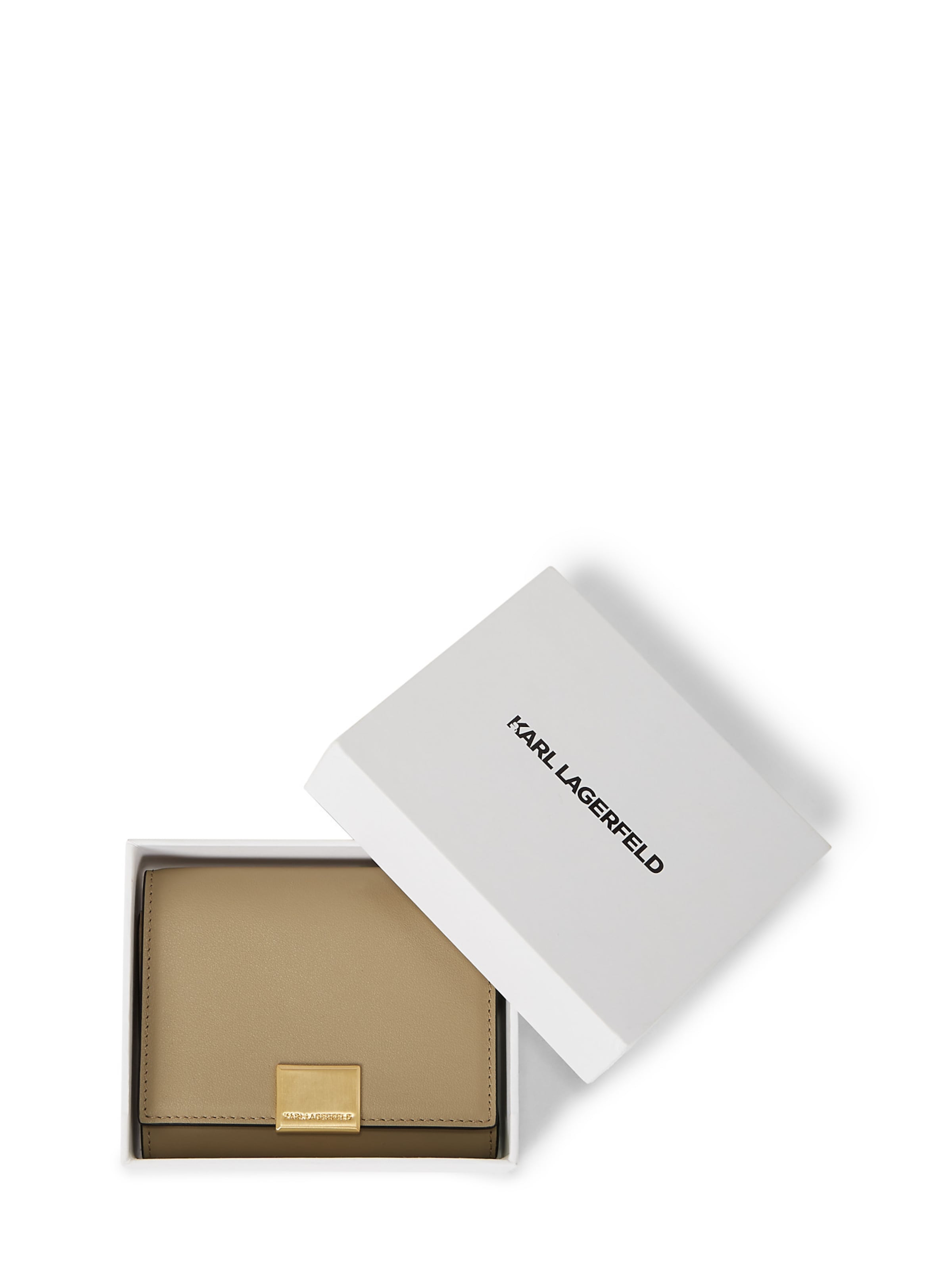 Portamonete di Karl Lagerfeld in marrone
