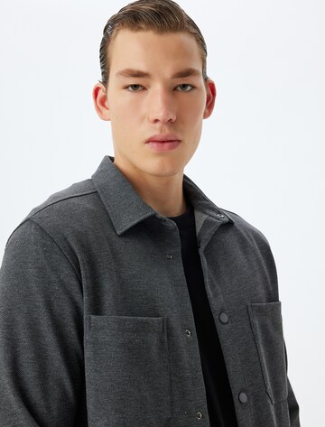 Koton Regular fit Button Up Shirt in Grey