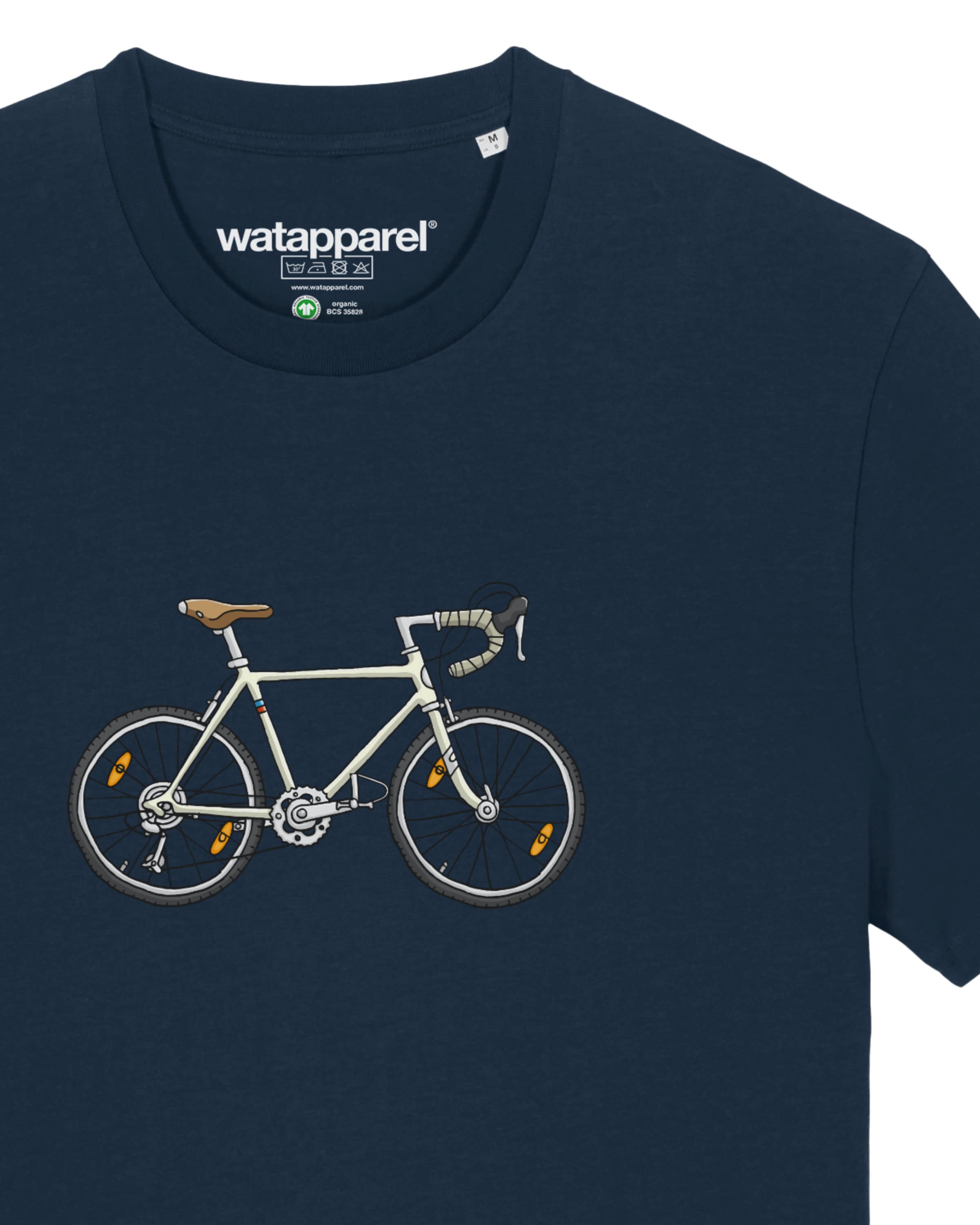 Maglietta ' Doodle Bike ' di Watapparel in blu