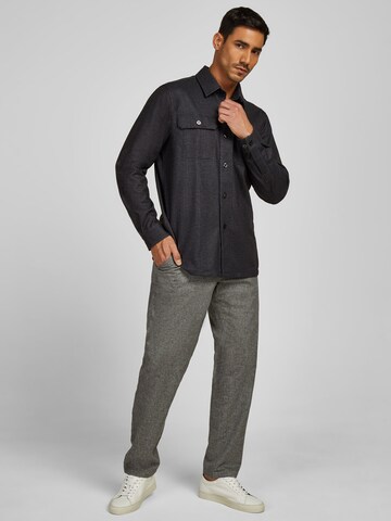 HECHTER PARIS Regular Fit Hemd in Schwarz