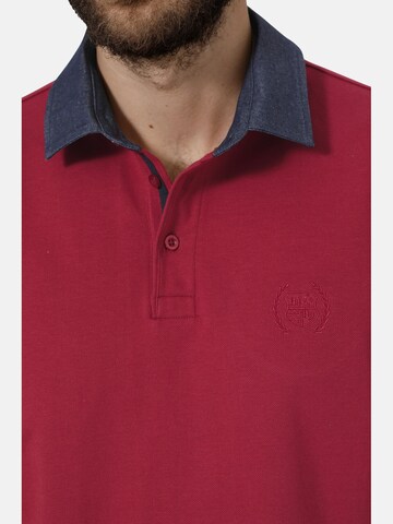 BABISTA Langarm-Poloshirt ' Silvetto ' in Rot