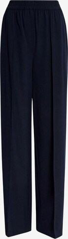 Wide leg Pantaloni con piega frontale di Marks & Spencer in nero: frontale