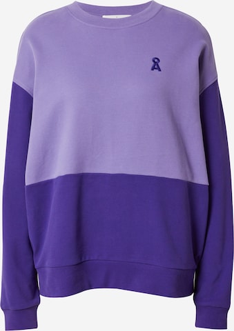 Sweat-shirt 'Arin' ARMEDANGELS en violet : devant