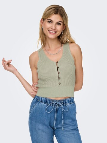 Top in maglia 'ONLLINA' di ONLY in grigio