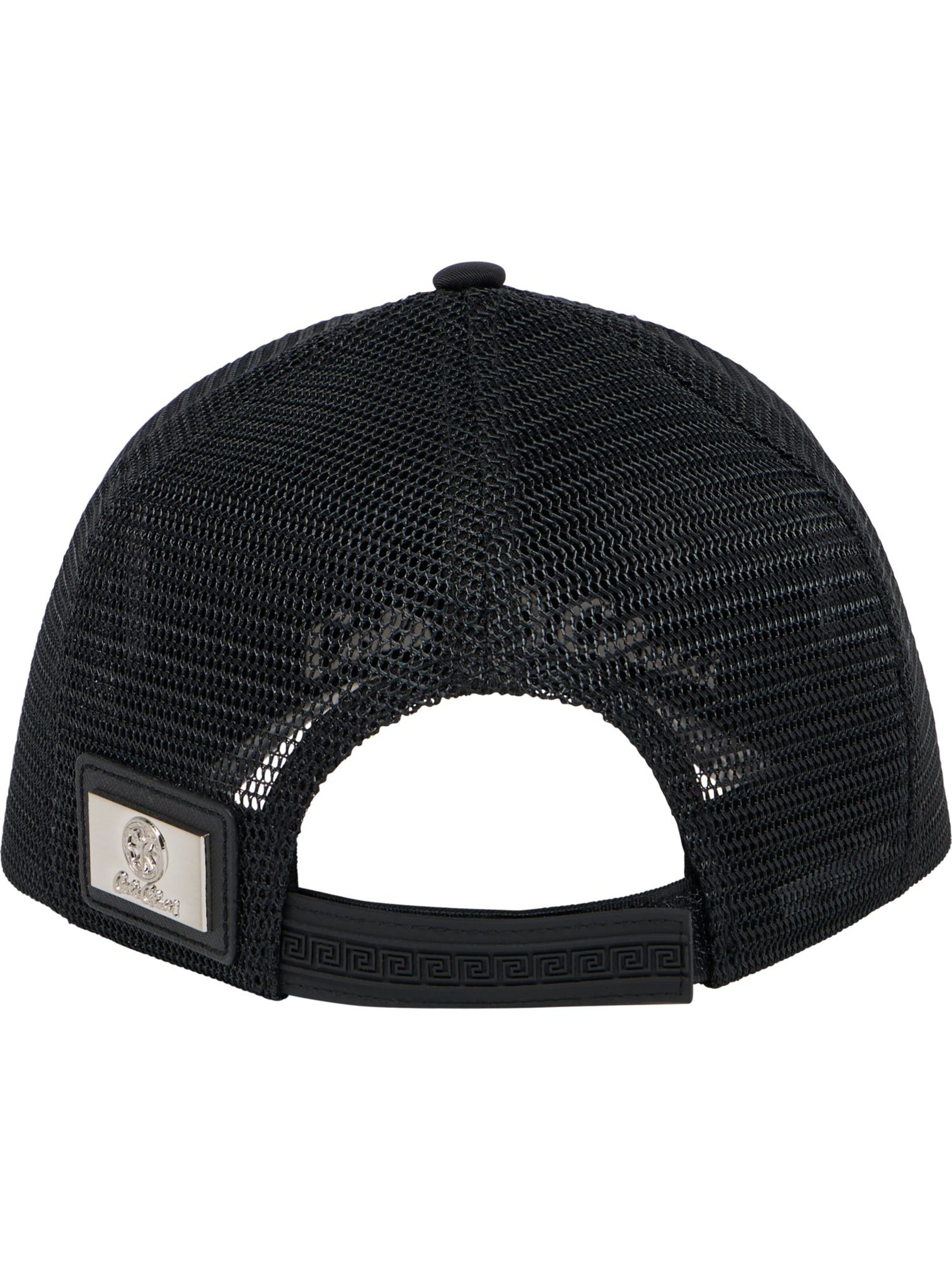 Carlo Colucci Cap 'Dieghi' in Schwarz