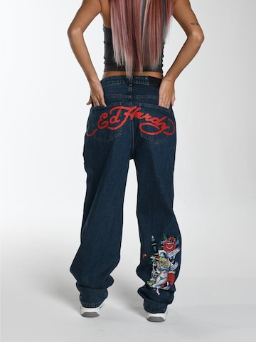 Ed HardyLoosefit Traperice - plava boja