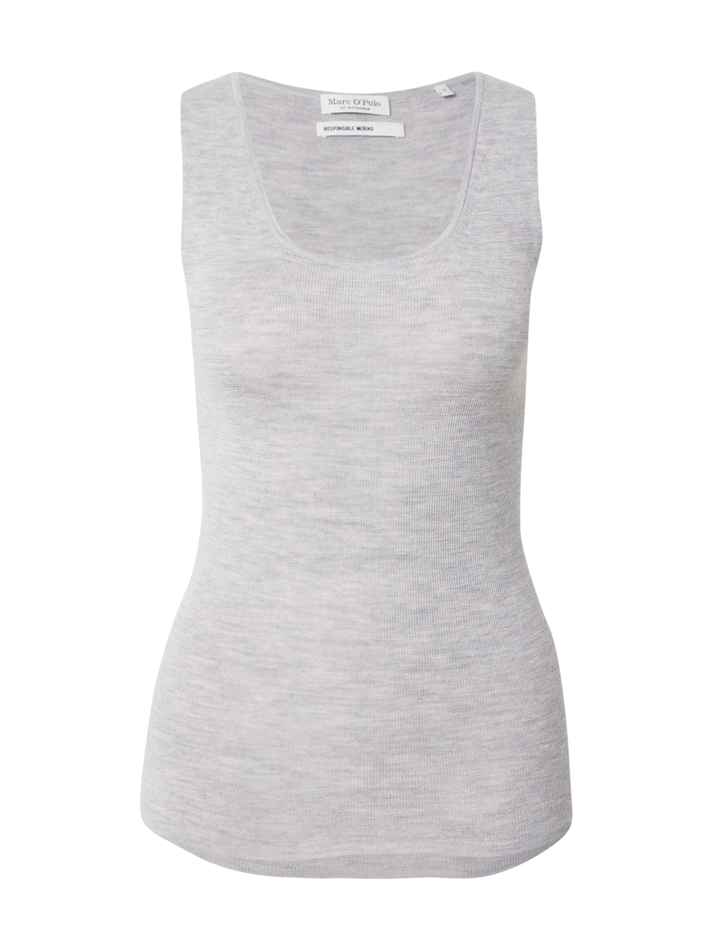 Top brodat de la Marc O'Polo pe gri: față