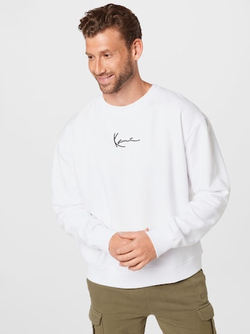 Karl Kani Regular Sweatshirt in White: front