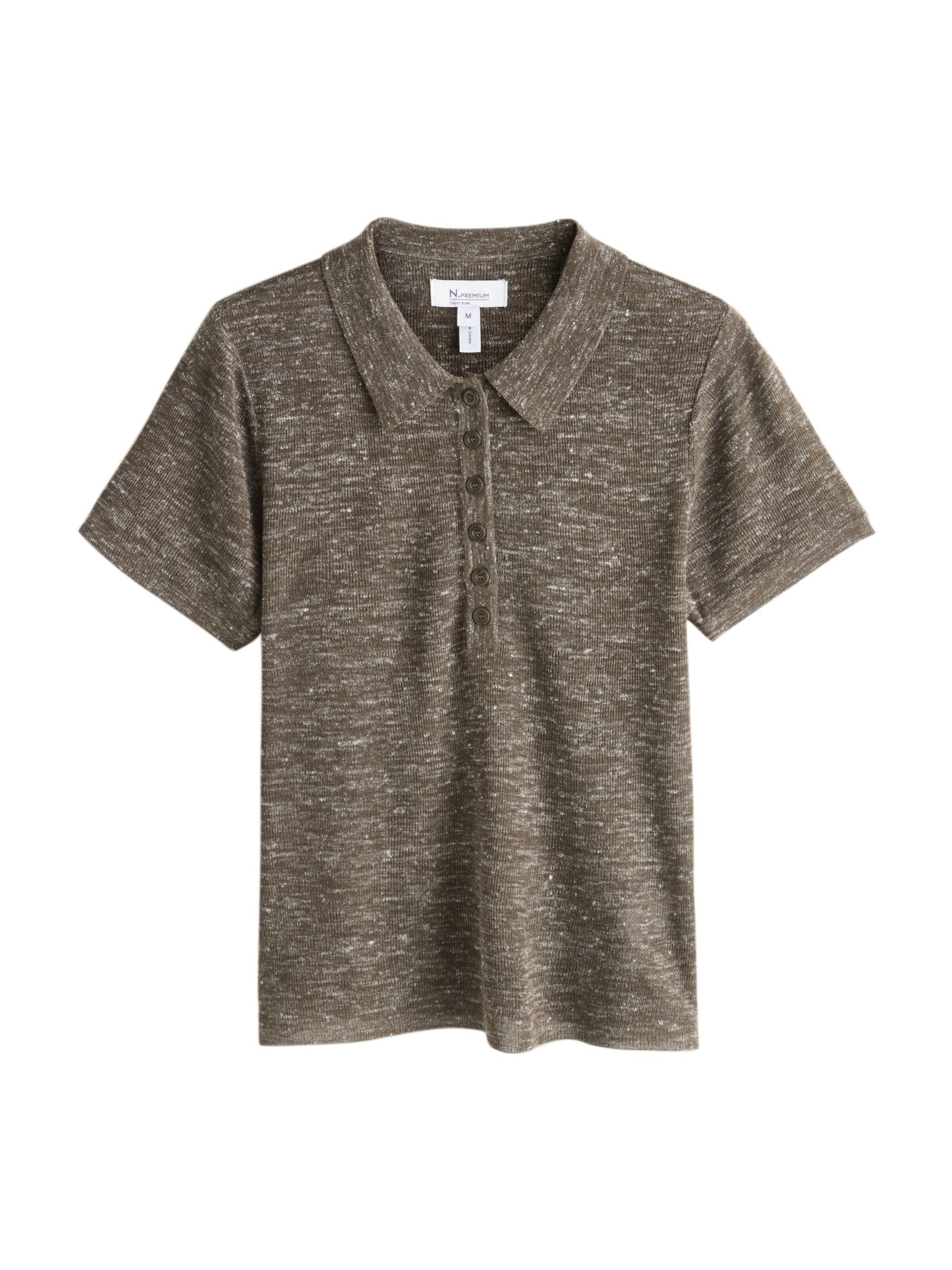 Next Pulóver 'N. Premium' - zöld: elől