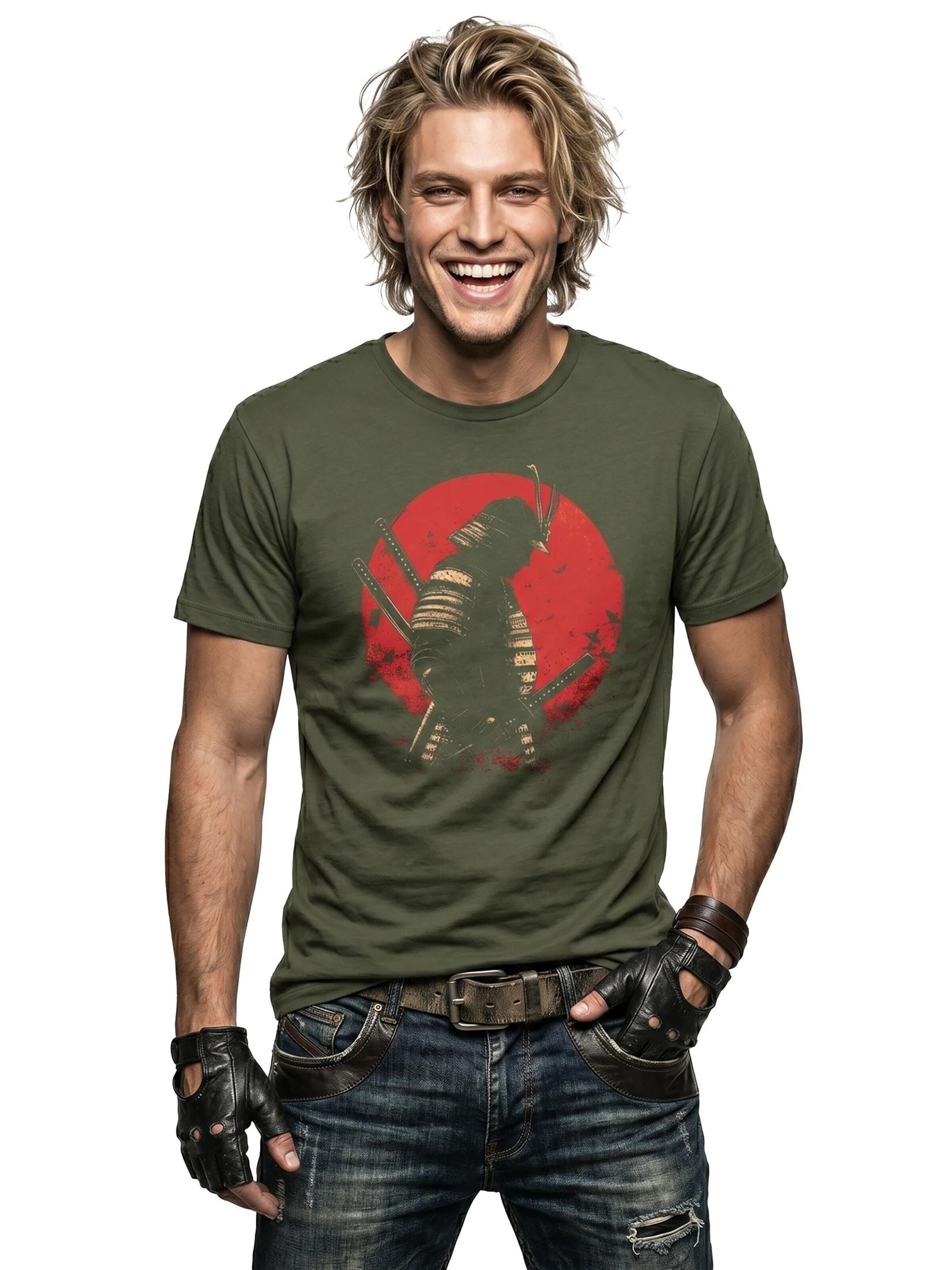 MAKAYA Shirt 'Samurai' in Green