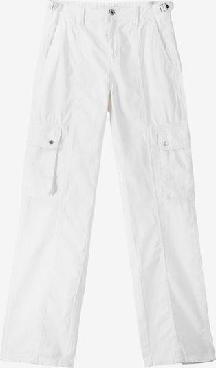 Bershka Cargo trousers in White, Item view