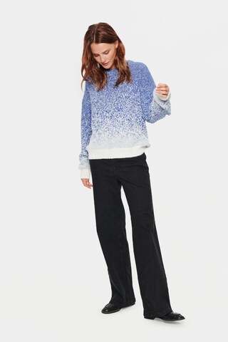 SAINT TROPEZ Sweater 'Alika' in Blue