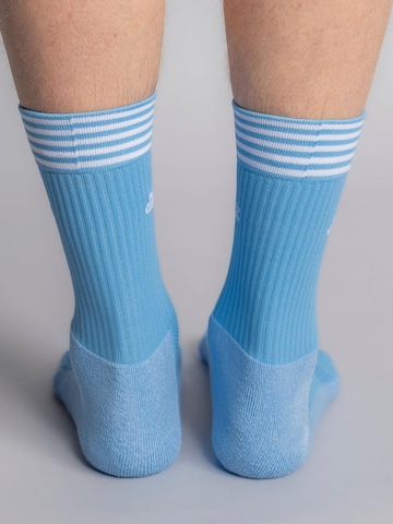 Dirts Sportsocken 'Striped Athletic Socks'‌‌‌‌‌‌ in Blau