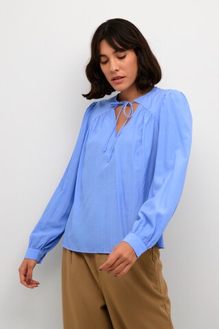 Kaffe Bluse 'Barbara' in Blau: Vorderseite