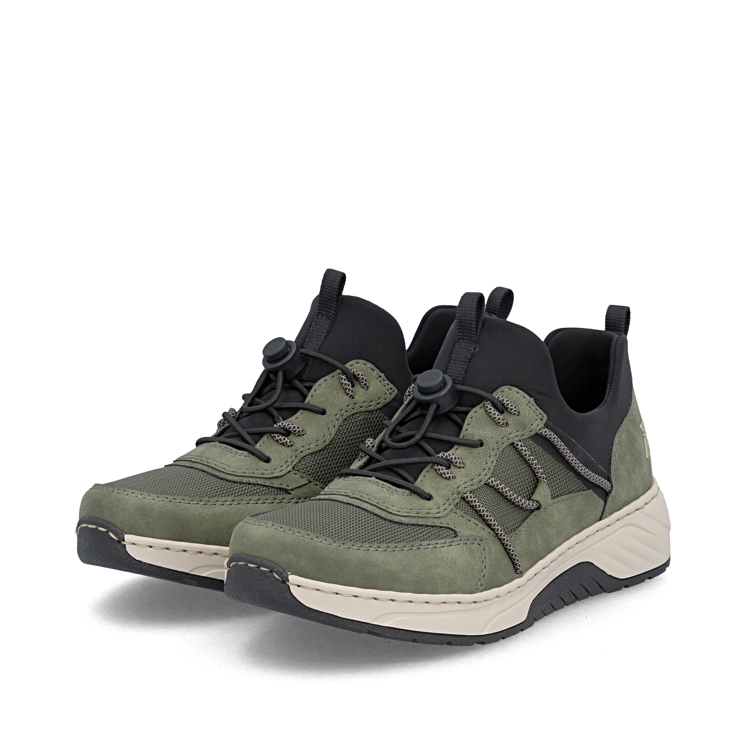 Chaussure de sport à lacets Rieker en vert