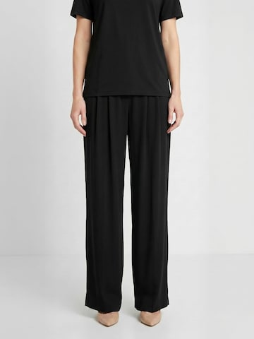 Regular Pantalon ' Amina ' Opal Studio en noir : devant