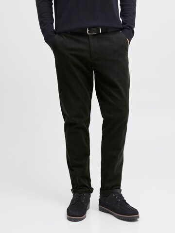 JACK & JONES Slimfit Chinohose 'JJMarco' in Schwarz: Vorderseite