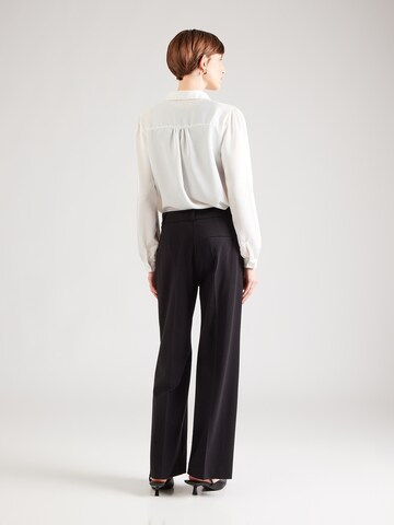 COMMA Wide leg Pleated Pants in Black