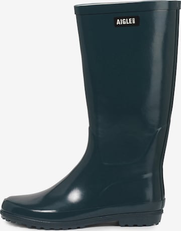 AIGLE Rubber boot 'ELIOSA' in Blue: front