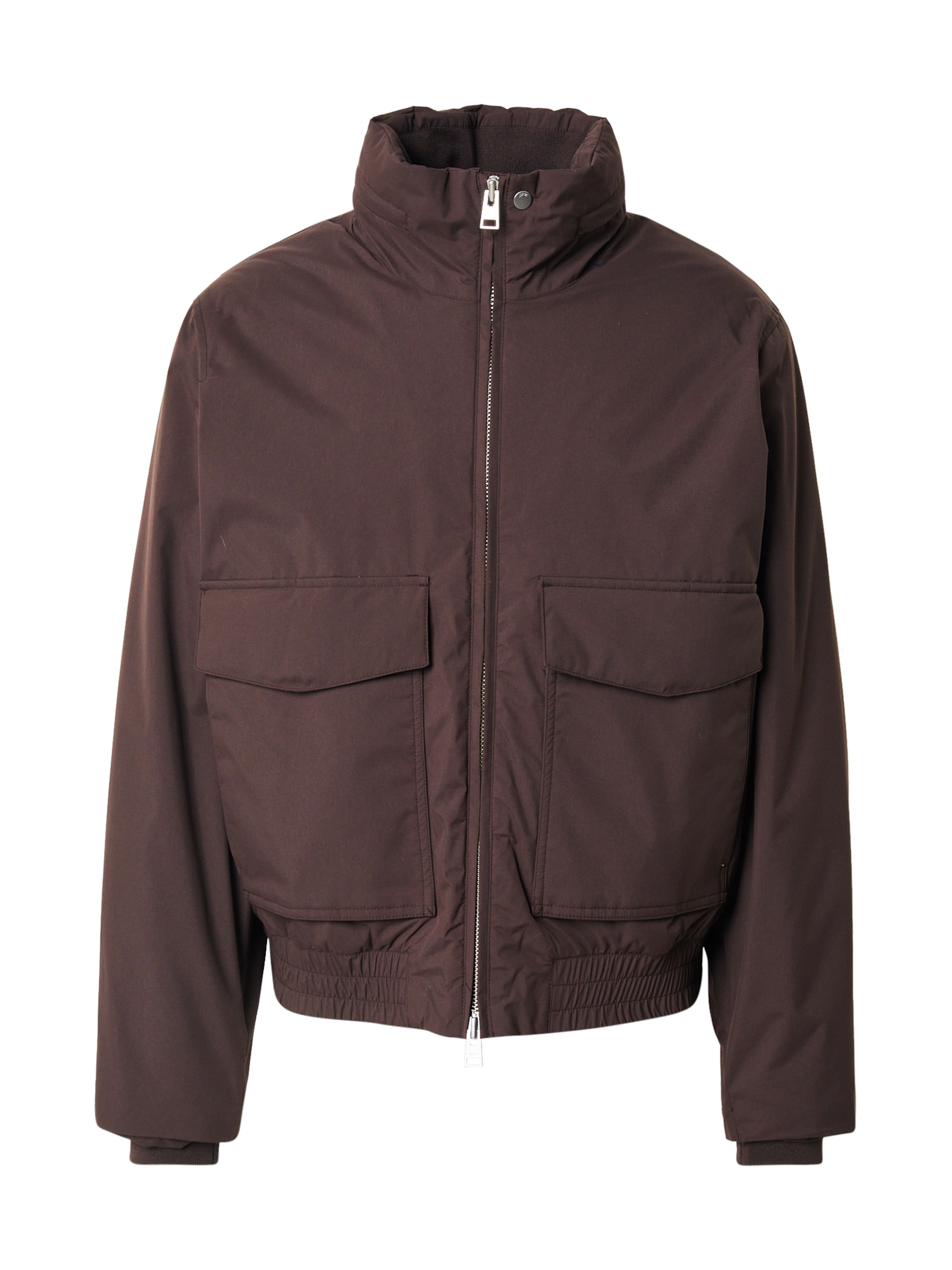 NORSE PROJECTS Zimní bunda – hnědá: přední strana