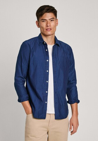 Regular fit Camicia 'Morey' di Pepe Jeans in blu: frontale