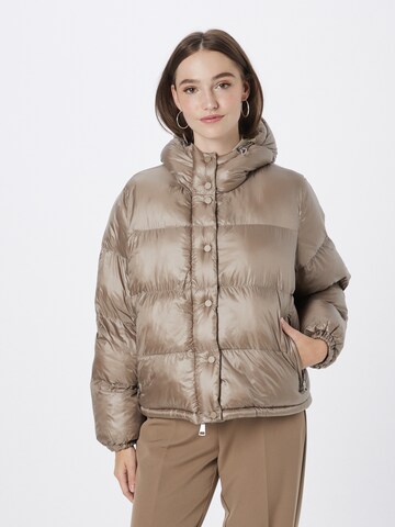 No. 1 Como Jacke in Braun: Vorderseite