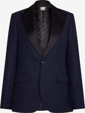 KARL LAGERFELD x CARA DELEVINGNE Blazer in Blue: front