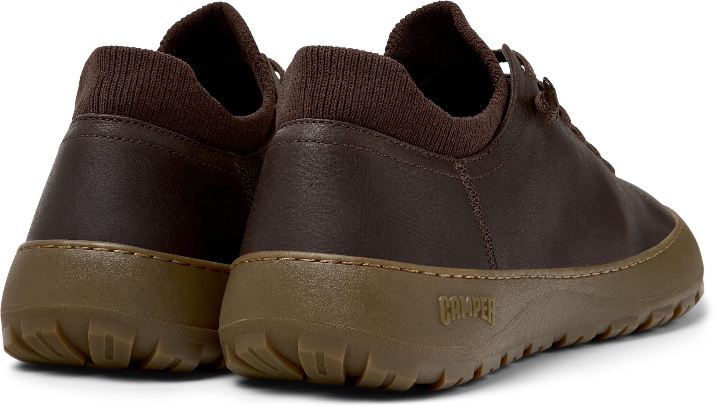 CAMPER Platform trainers 'Peu Serra' in Brown