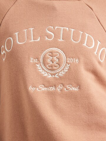 Sweat-shirt Smith&Soul en marron