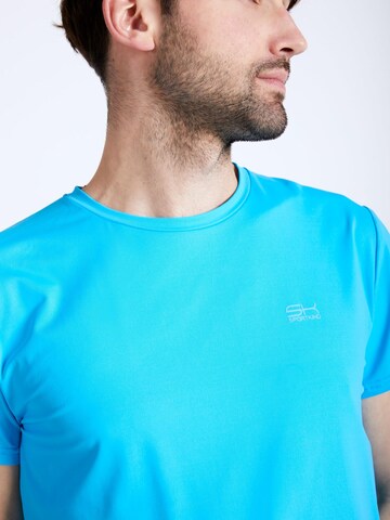 SPORTKIND Performance shirt 'Crew Neck' in Blue